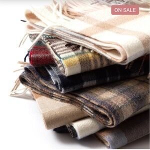 Luxury Cashmere Scarf with Tassels – Stylish Wrap and Shawl
